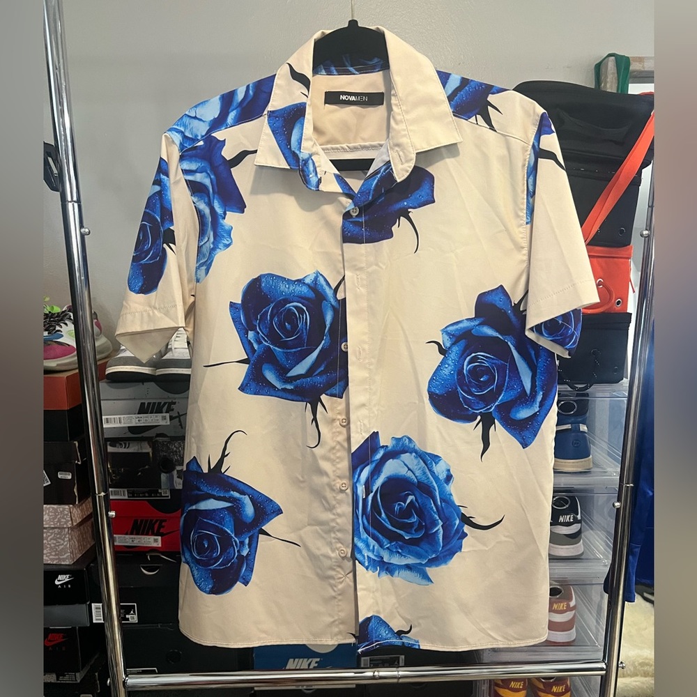SMALL MEN button down shirt.